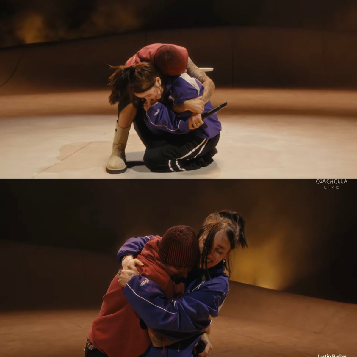 بيلي إيليش وجاستن بيبر (سوشيال ميديا)